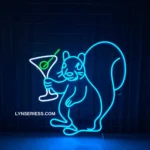 Beer Bar Neon Sign Squirrel Martini Led 1