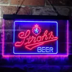 Beer Bar Neon Sign Stroh Man Cave 1