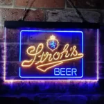 Beer Bar Neon Sign Stroh Man Cave 1