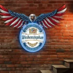 Beer Bar Neon Sign Weihenstephan American Eagle 1