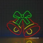 Bells Neon Sign Christmas Jingle 1