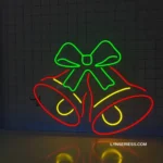 Bells Neon Sign Christmas Jingle 1