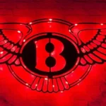 Bentley Metal Sign Logo Car 1