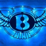 Bentley Metal Sign Logo Car 1