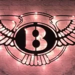 Bentley Metal Sign Logo Car 1