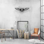 Bentley Metal Sign Logo Car 1