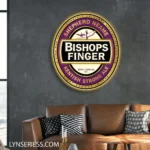 Bishops Finger Neon Sign Logo 1