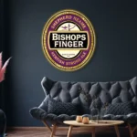 Bishops Finger Neon Sign Logo 1