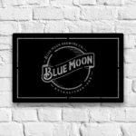 Blue Moon Metal Sign Brewing Company Est 1995 1