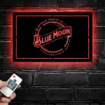 Blue Moon Metal Sign Brewing Company Est 1995 1
