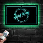 Blue Moon Metal Sign Brewing Company Est 1995 1