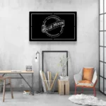 Blue Moon Metal Sign Brewing Company Est 1995 1