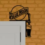 Blue Moon Metal Sign Tap Handle 1
