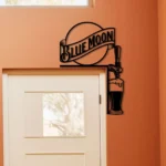Blue Moon Metal Sign Tap Handle 1
