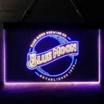 Blue Moon Neon Sign Brewing Company Est 1995 1