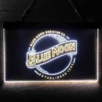 Blue Moon Neon Sign Brewing Company Est 1995 1