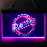 Blue Moon Neon Sign Brewing Company Est 1995 1