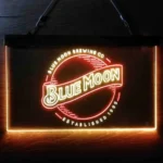 Blue Moon Neon Sign Brewing Company Est 1995 1