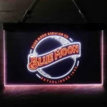 Blue Moon Neon Sign Brewing Company Est 1995 1