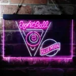 Blue Moon Neon Sign Eight Ball Pool Snooker Room 1