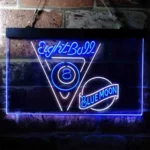 Blue Moon Neon Sign Eight Ball Pool Snooker Room 1