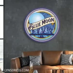 Blue Moon Neon Sign Moon Beer Sign 1