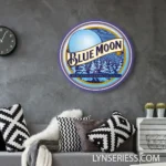 Blue Moon Neon Sign Moon Beer Sign 1