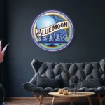 Blue Moon Neon Sign Moon Beer Sign 1