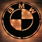 Bmw Metal Sign Logo Car 1