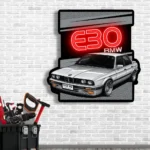 Bmw Neon Sign E30 Poster 1