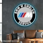 Bmw Neon Sign M Emblem Super Car 1