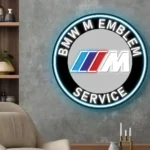 Bmw Neon Sign M Emblem Super Car 1