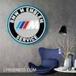 Bmw Neon Sign M Emblem Super Car 1