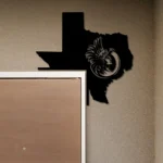Bohemia Metal Sign Artistic Texas State Map 1