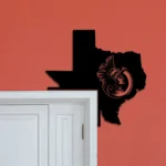 Bohemia Metal Sign Artistic Texas State Map 1