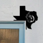 Bohemia Metal Sign Artistic Texas State Map 1