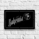 Bohemia Metal Sign Logo 1