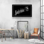 Bohemia Metal Sign Logo 1