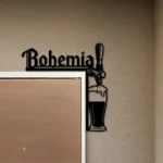 Bohemia Metal Sign Tap Handle 1
