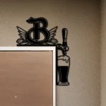 Bombardier Metal Sign Tap Handle 1