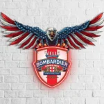 Bombardier Neon Sign American Eagle 1