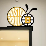 Boston Bruins Metal Sign Boston B Emblem 1