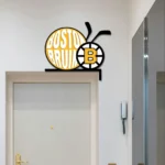 Boston Bruins Metal Sign Boston B Emblem 1