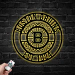 Boston Bruins Metal Sign Custom Nhl 1