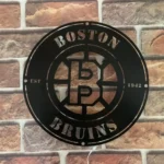 Boston Bruins Metal Sign Logo 1