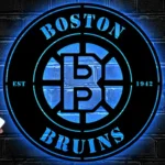 Boston Bruins Metal Sign Logo 1