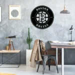 Boston Bruins Metal Sign Logo 1