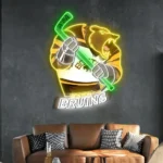 Boston Bruins Neon Sign Mascot Acrylic 1