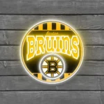 Boston Bruins Neon Sign Retro Acrylic 1