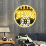Boston Bruins Neon Sign Retro Acrylic 1